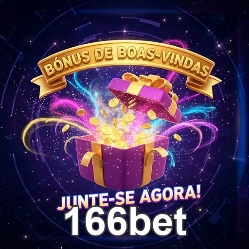 Imagem promocional do bônus no site 166bet, destacando ofertas especiais de apostas e jogos.