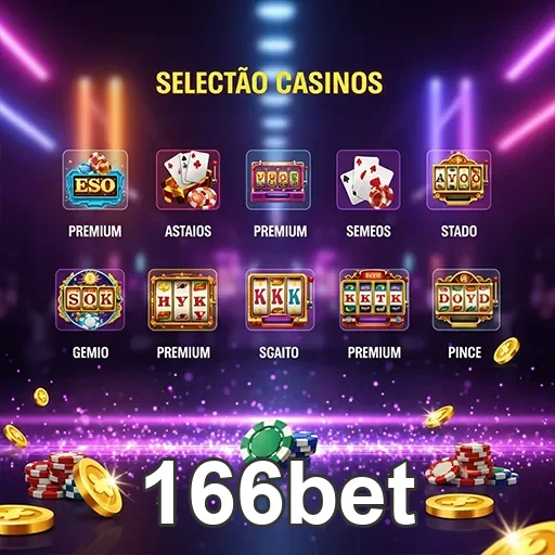 Imagem de jogos de casino e apostas no site 166bet, referência a entretenimento e apostas online.